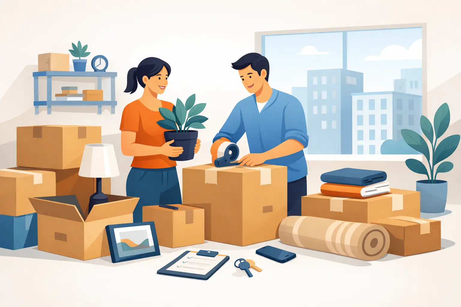 Como organizar mudança de apartamento sem estresse