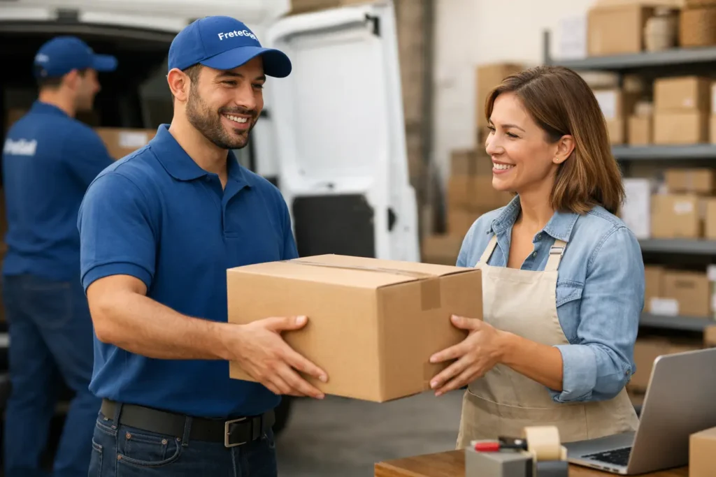 Logística personalizada para pequenas empresas