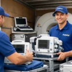 Guia de transporte de equipamentos médicos