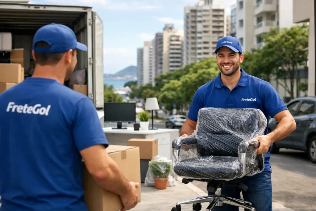 Mudança comercial em Jardim Camburi ES Segura